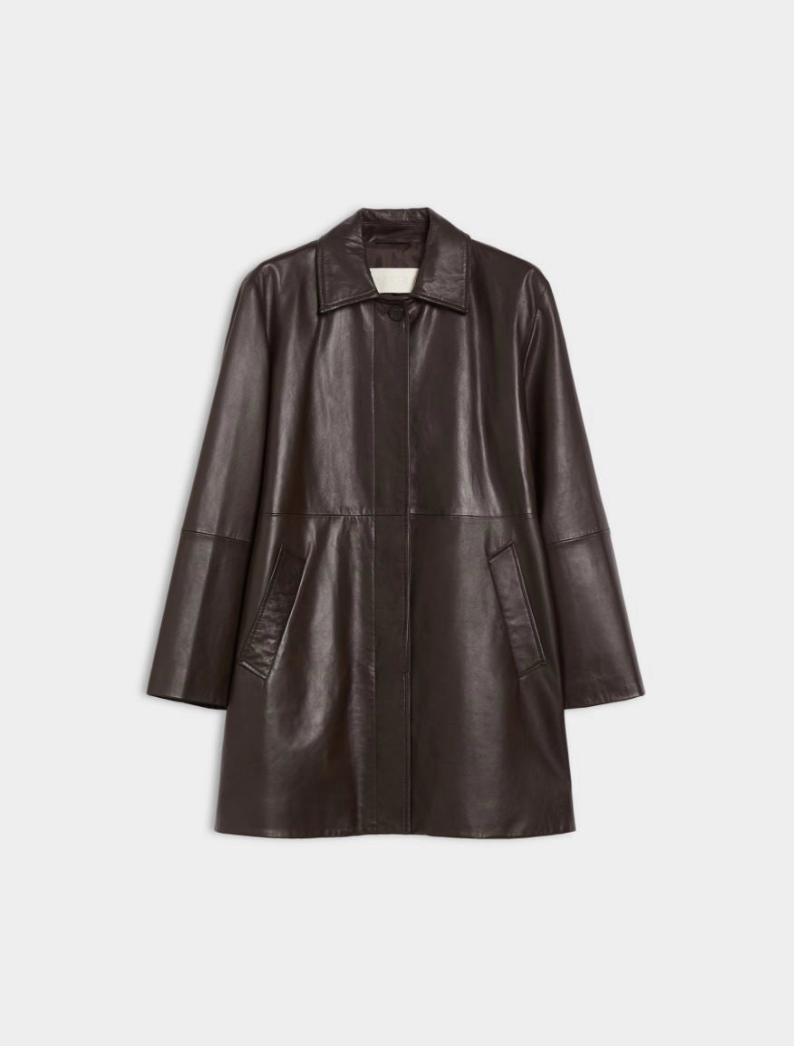 GIACCA IN PELLE Marrone