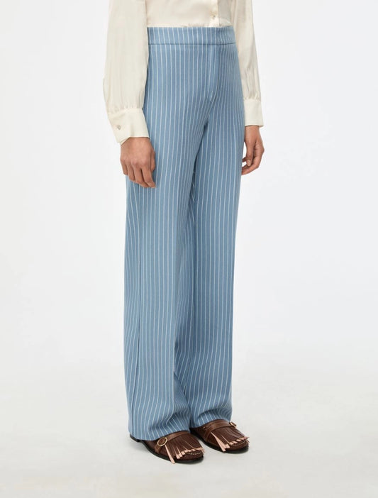 PANTALONI JACQUARD Azzurro