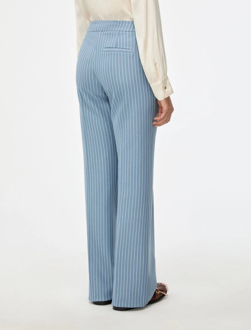 PANTALONI JACQUARD Azzurro