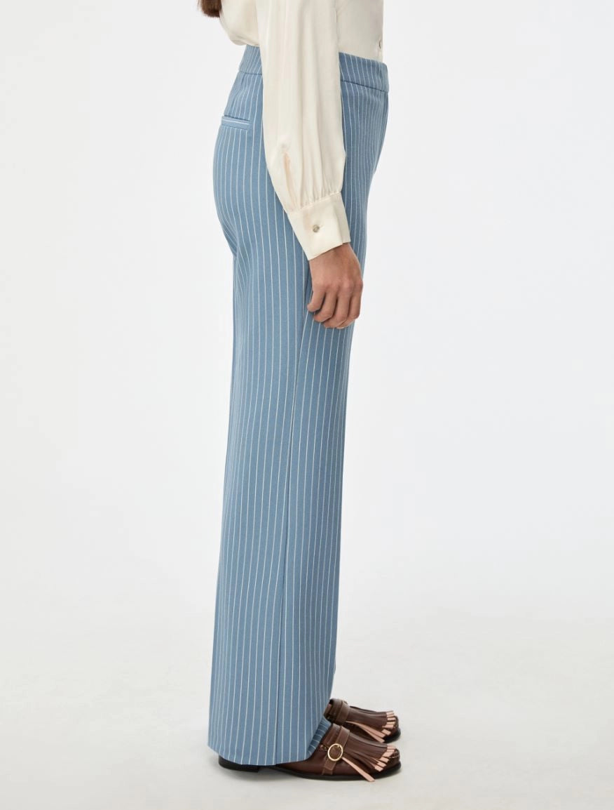 PANTALONI JACQUARD Azzurro