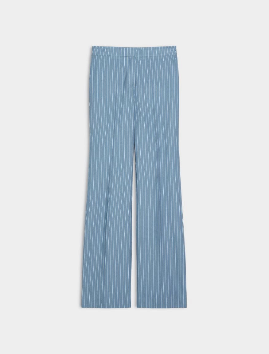 PANTALONI JACQUARD Azzurro