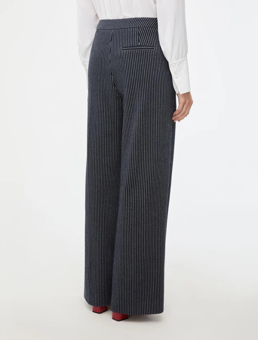 PANTALONI WIDE LEG Avorio