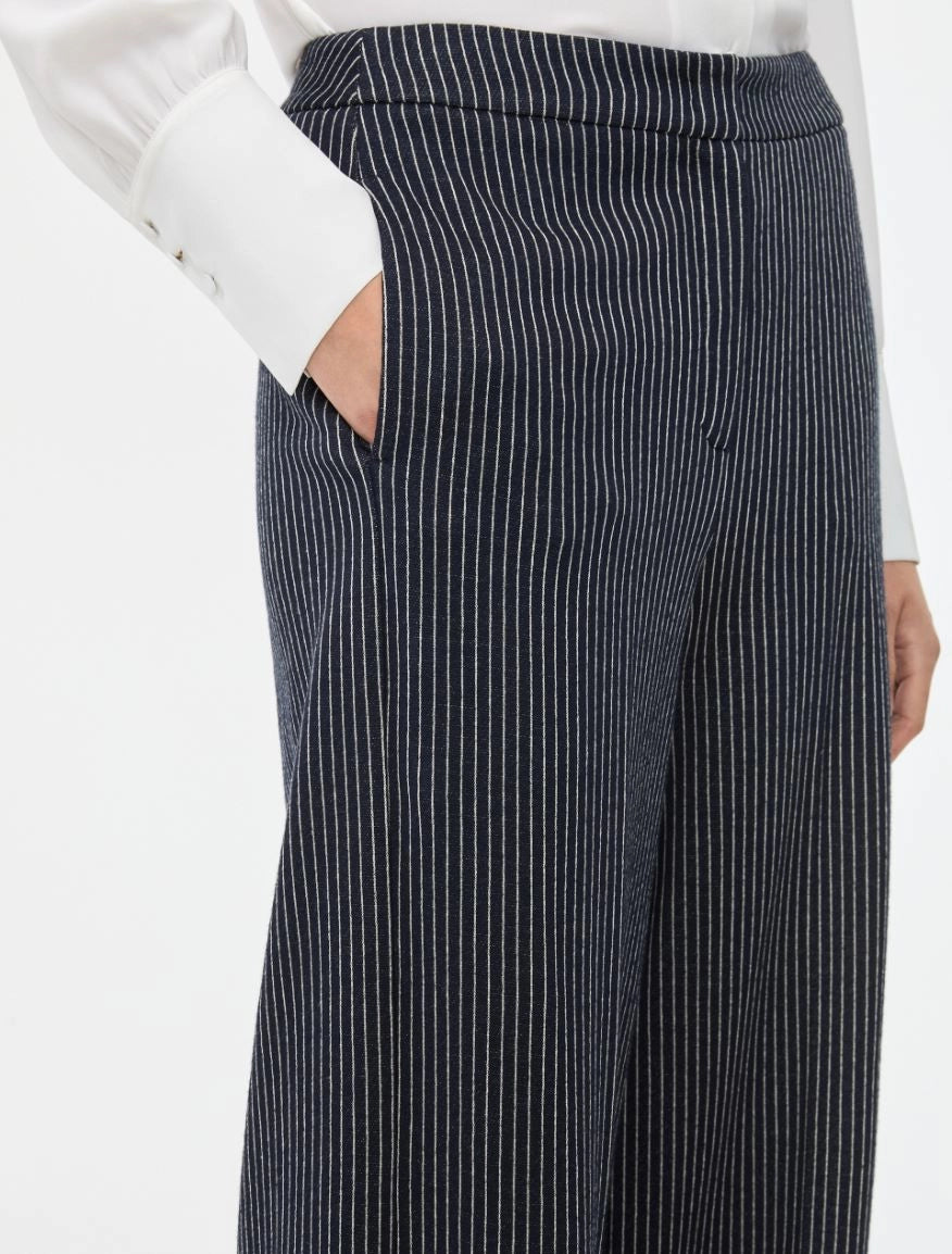 PANTALONI WIDE LEG Avorio