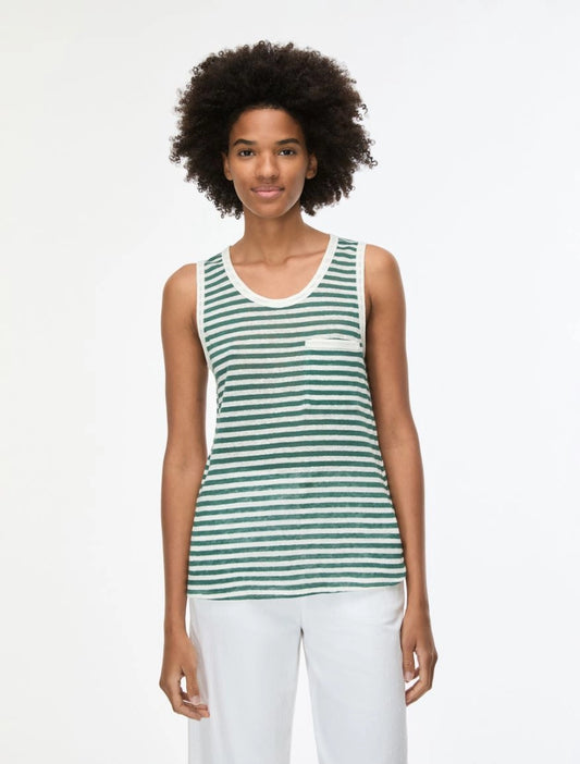 TOP IN LINO Verde