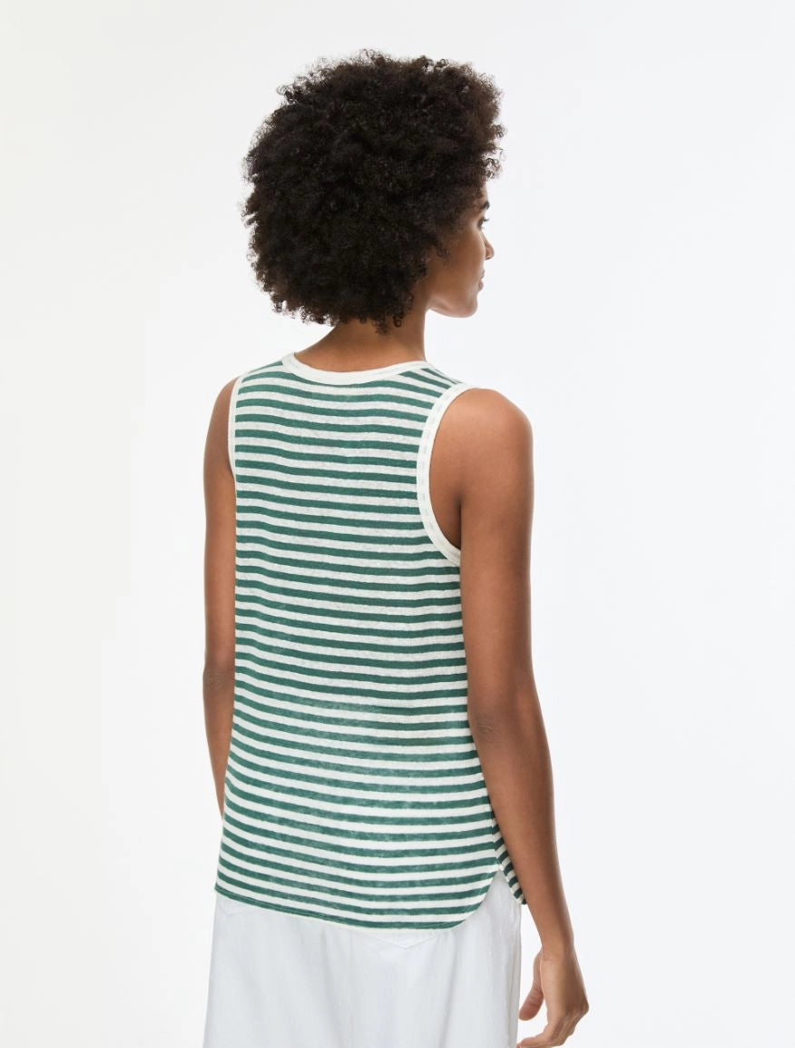 TOP IN LINO Verde