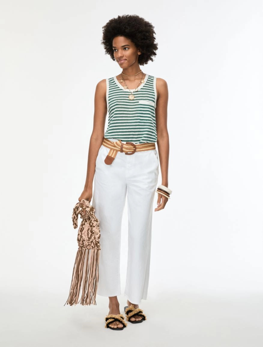 TOP IN LINO Verde