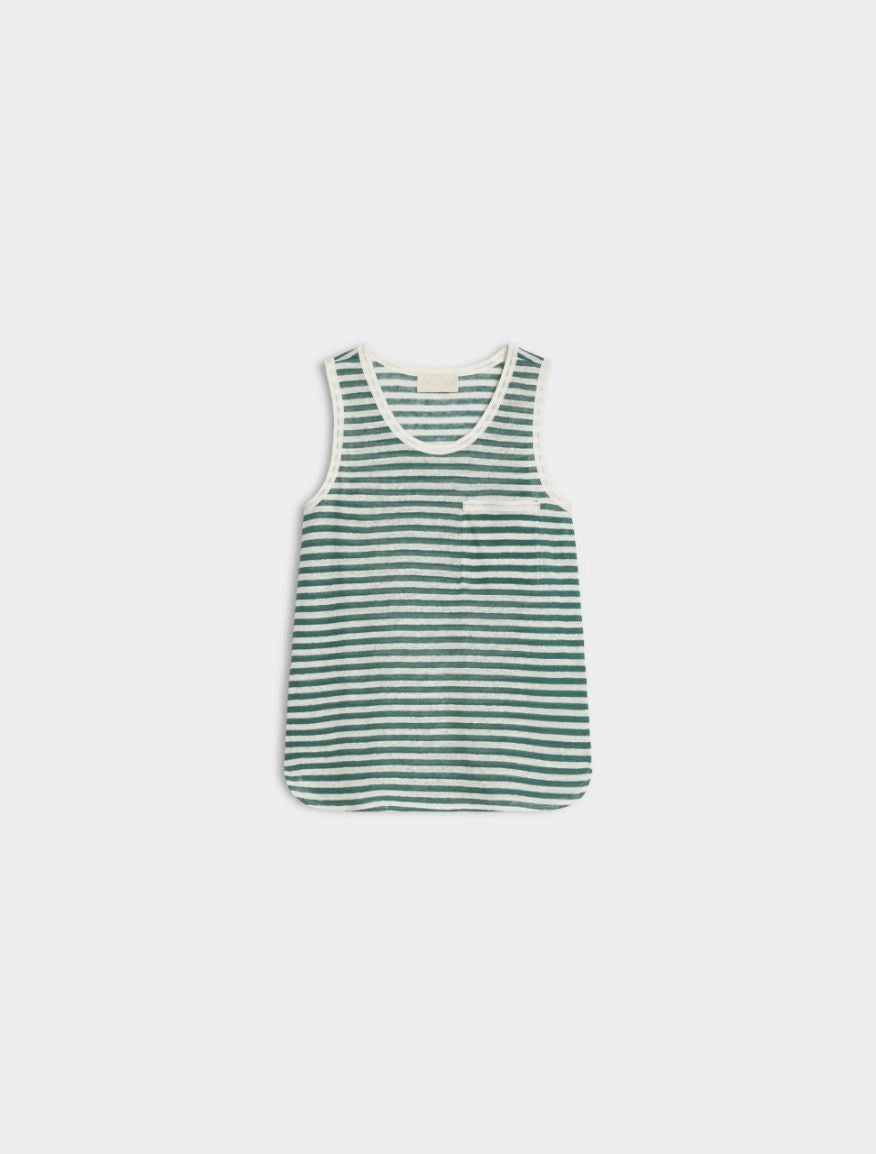 TOP IN LINO Verde