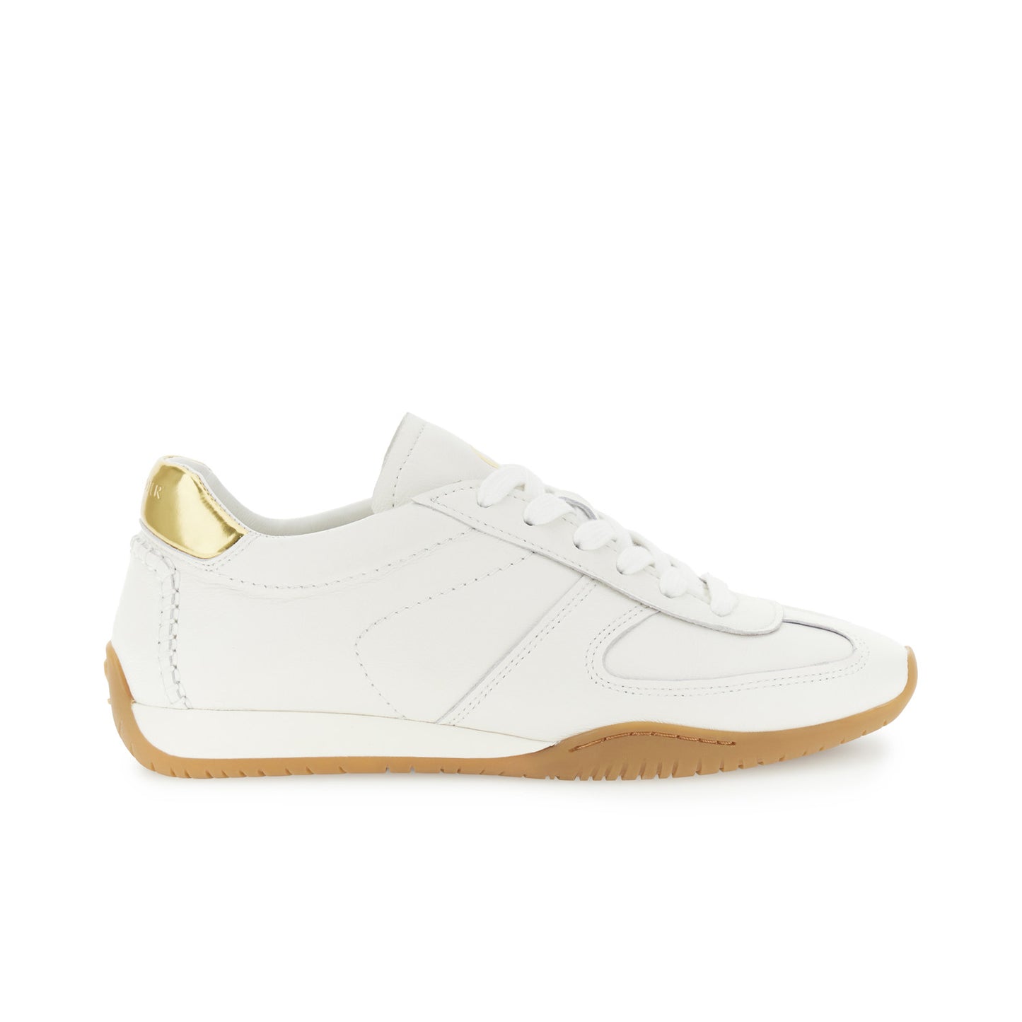 Running allacciate in nappa bianco
