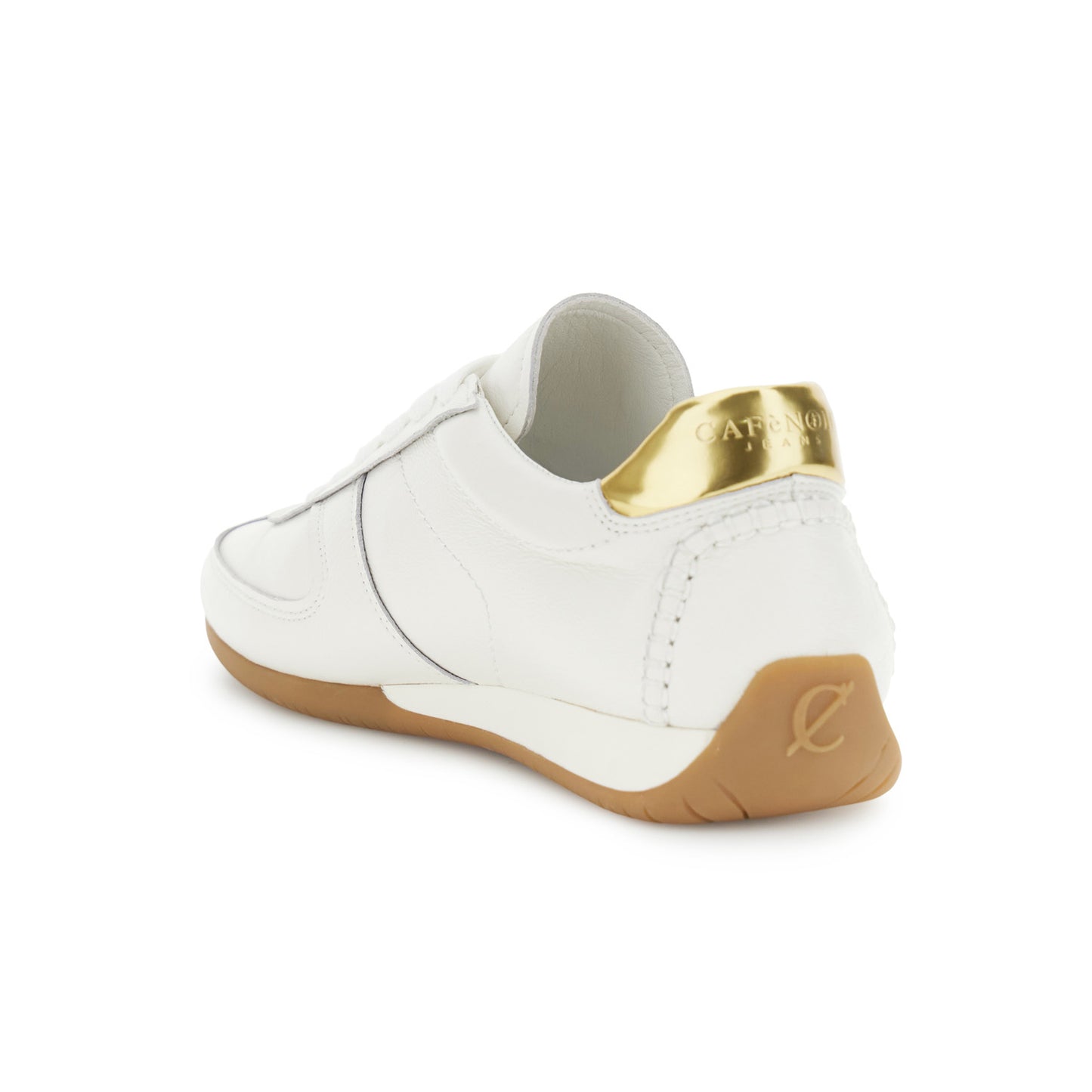 Running allacciate in nappa bianco