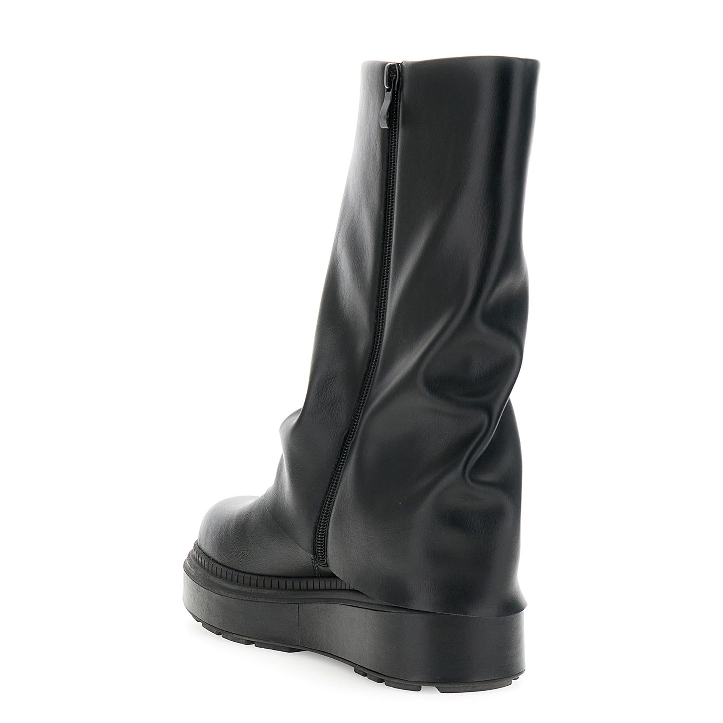 Stivaletti con gambale nero
