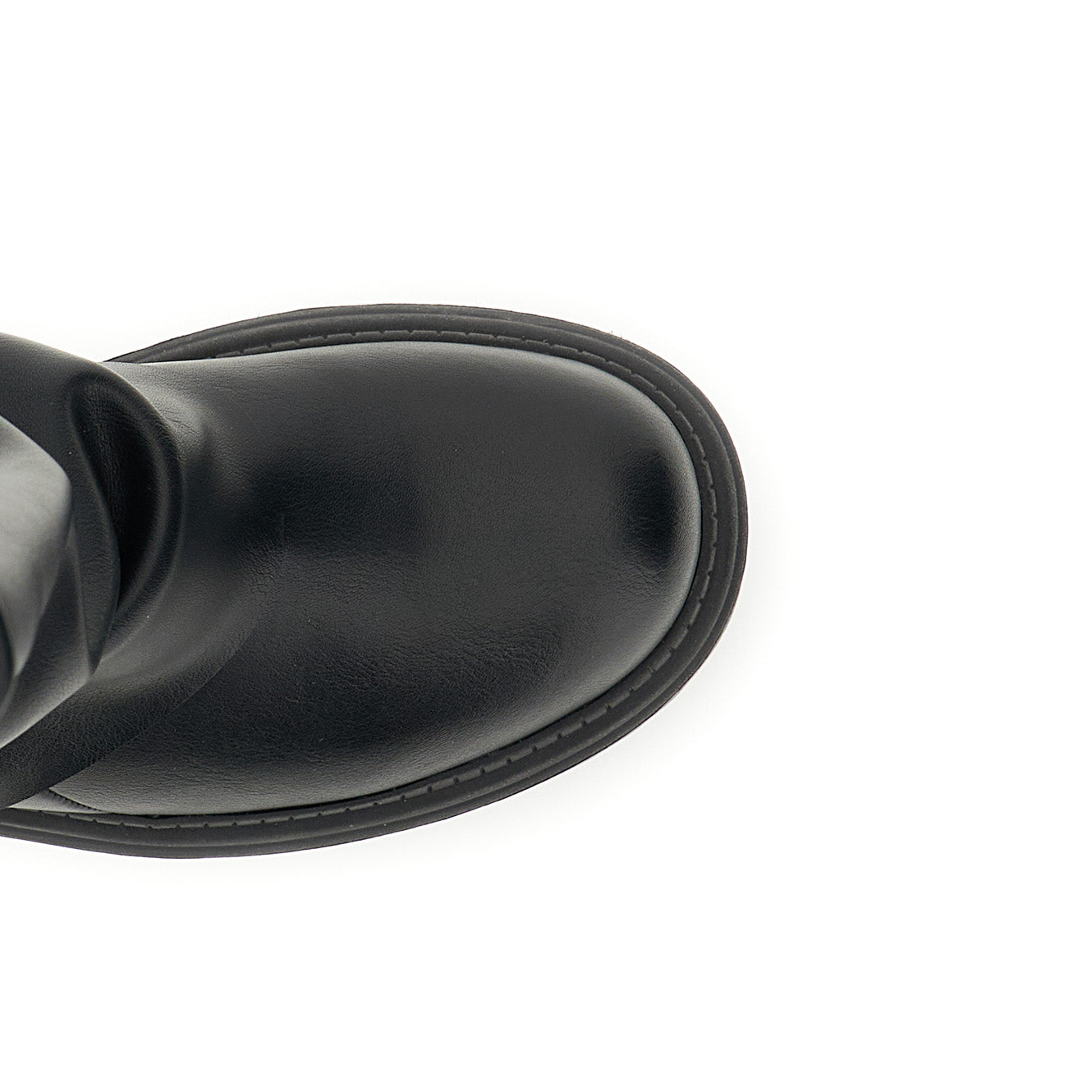 Stivaletti con gambale nero