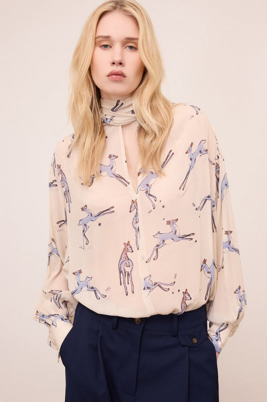 Camicia con fiocco