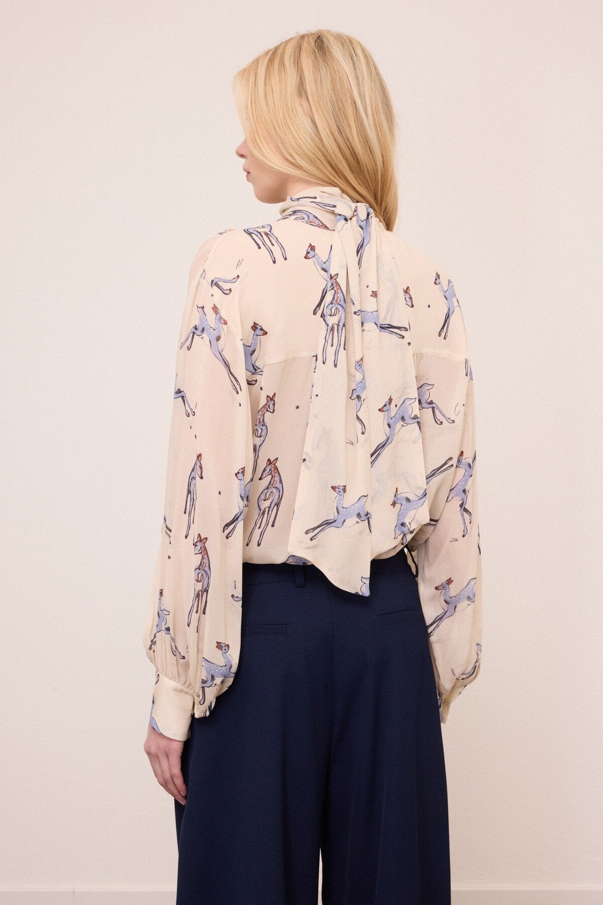 Camicia con fiocco