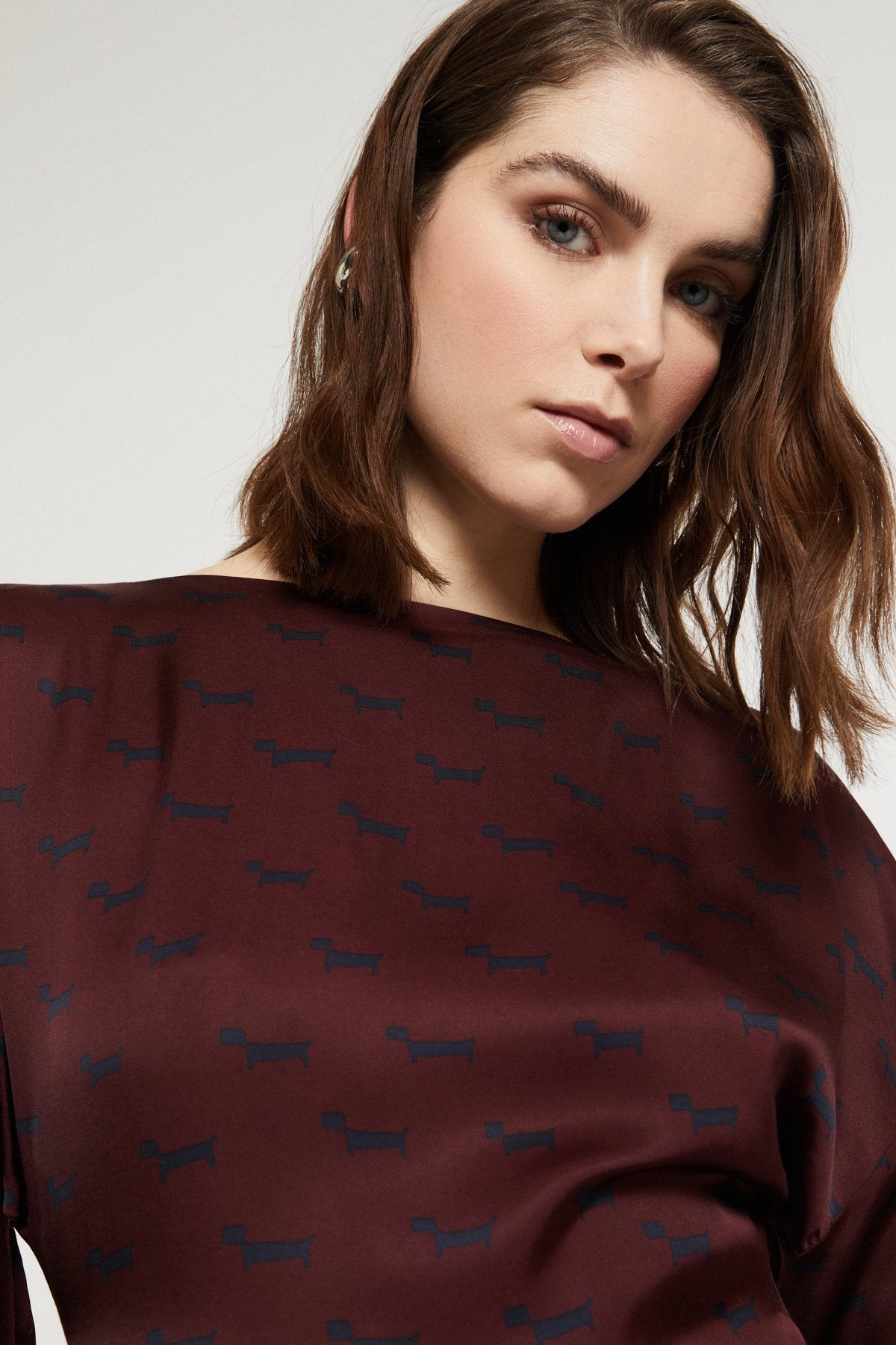 Abito lungo in viscosa