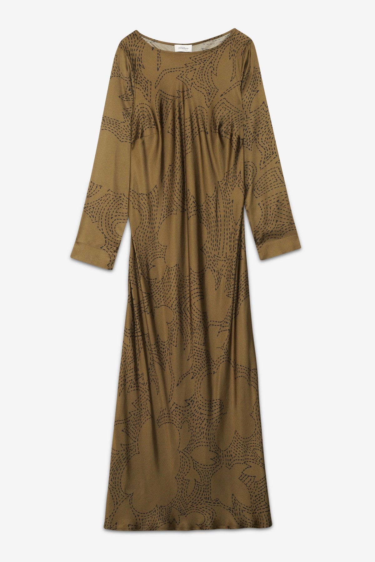 Abito lungo in viscosa