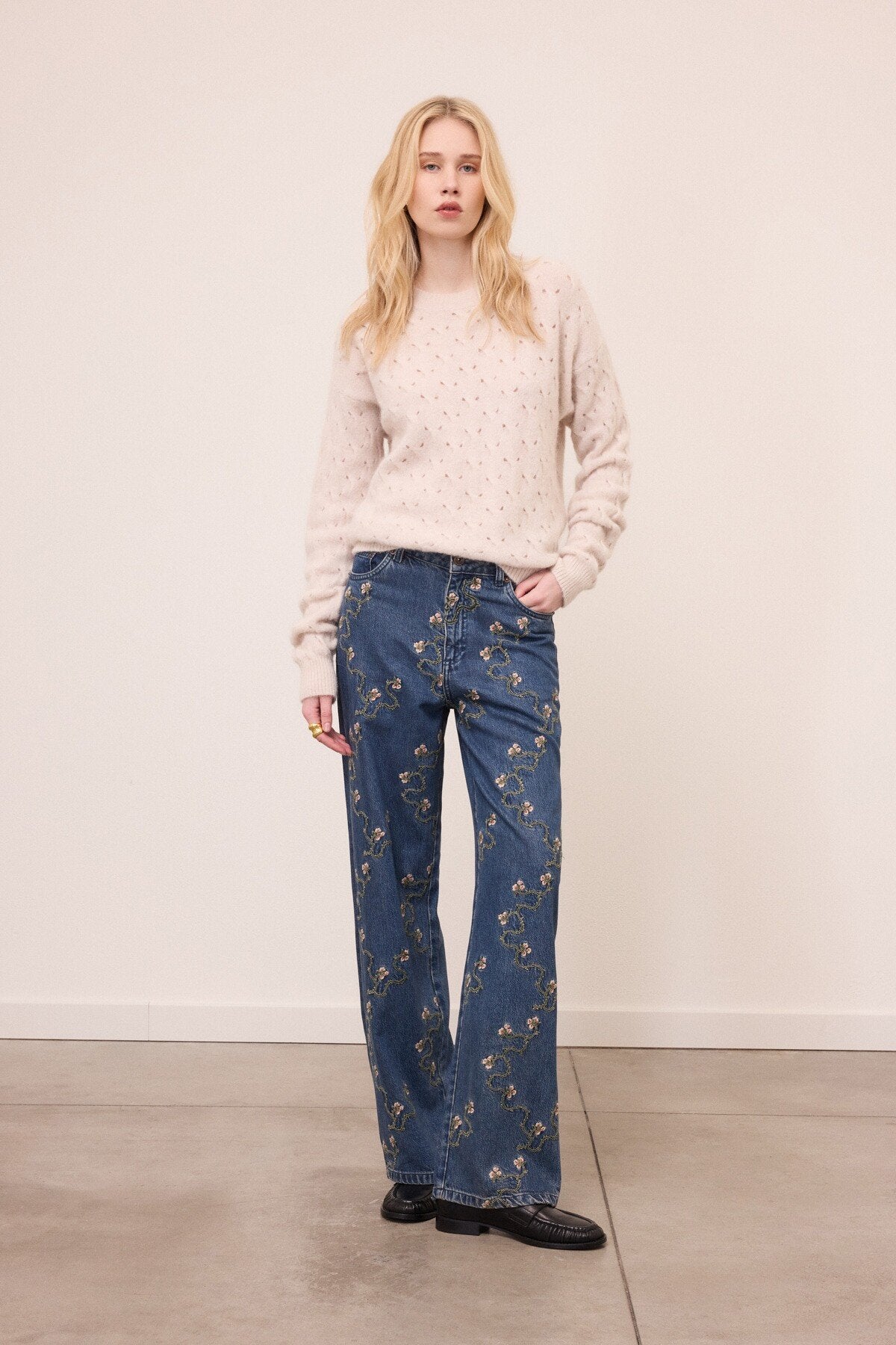 Jeans ricamati