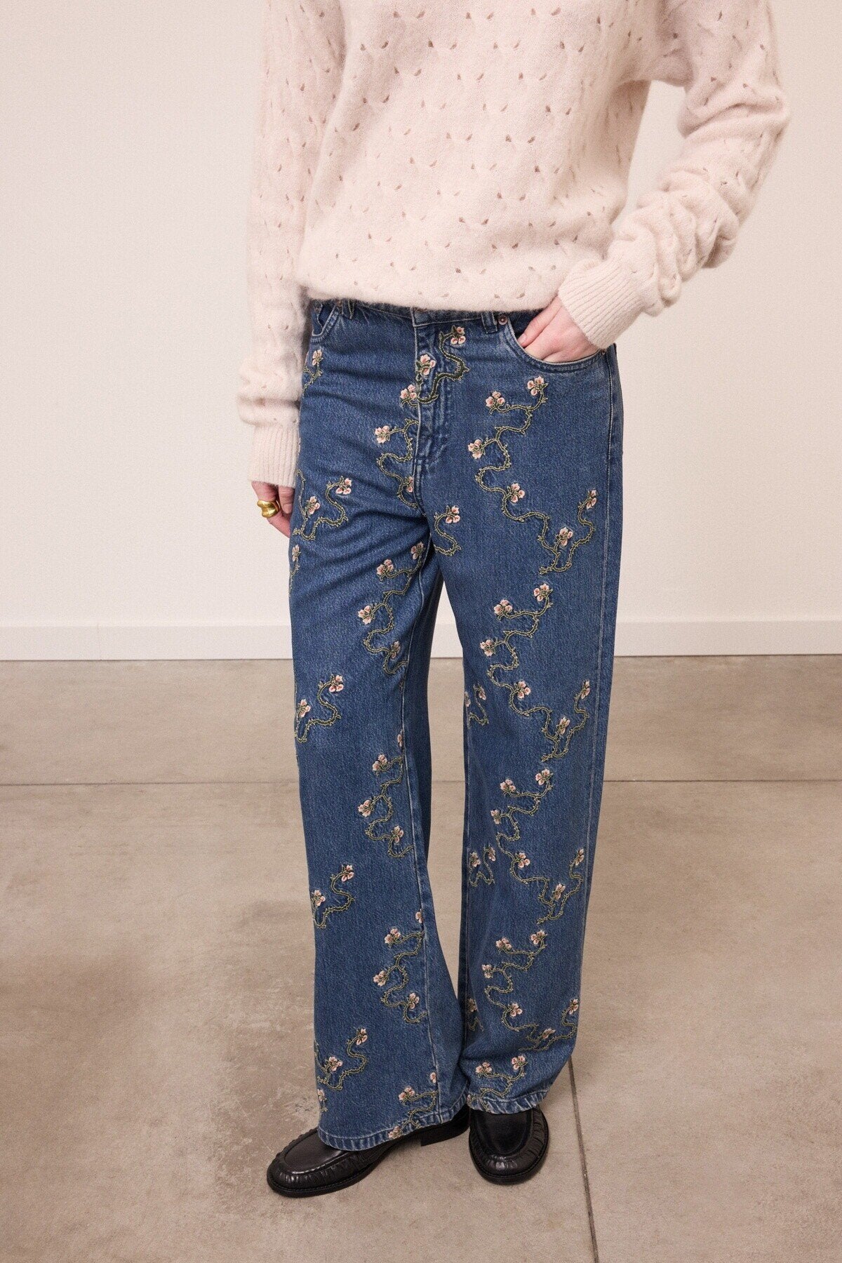 Jeans ricamati