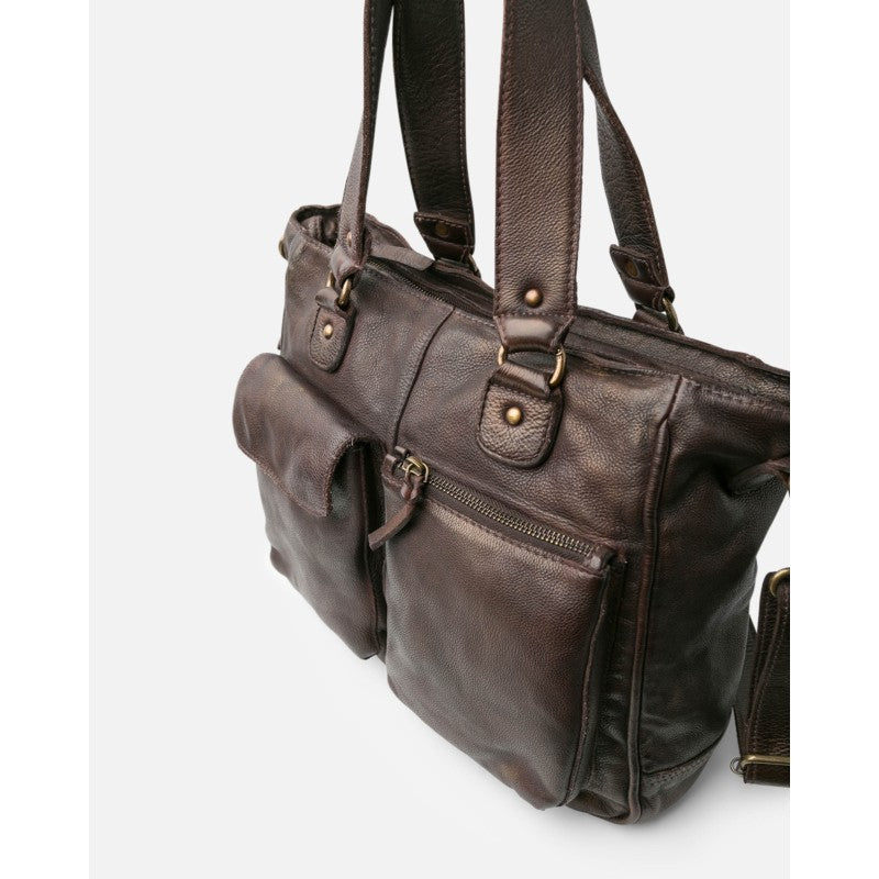 Borsa shopping in pelle