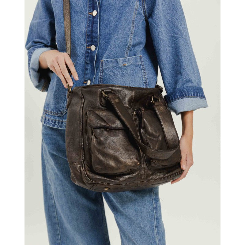 Borsa shopping in pelle