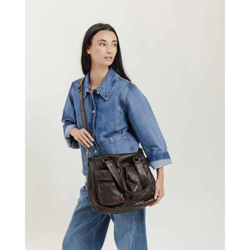 Borsa shopping in pelle
