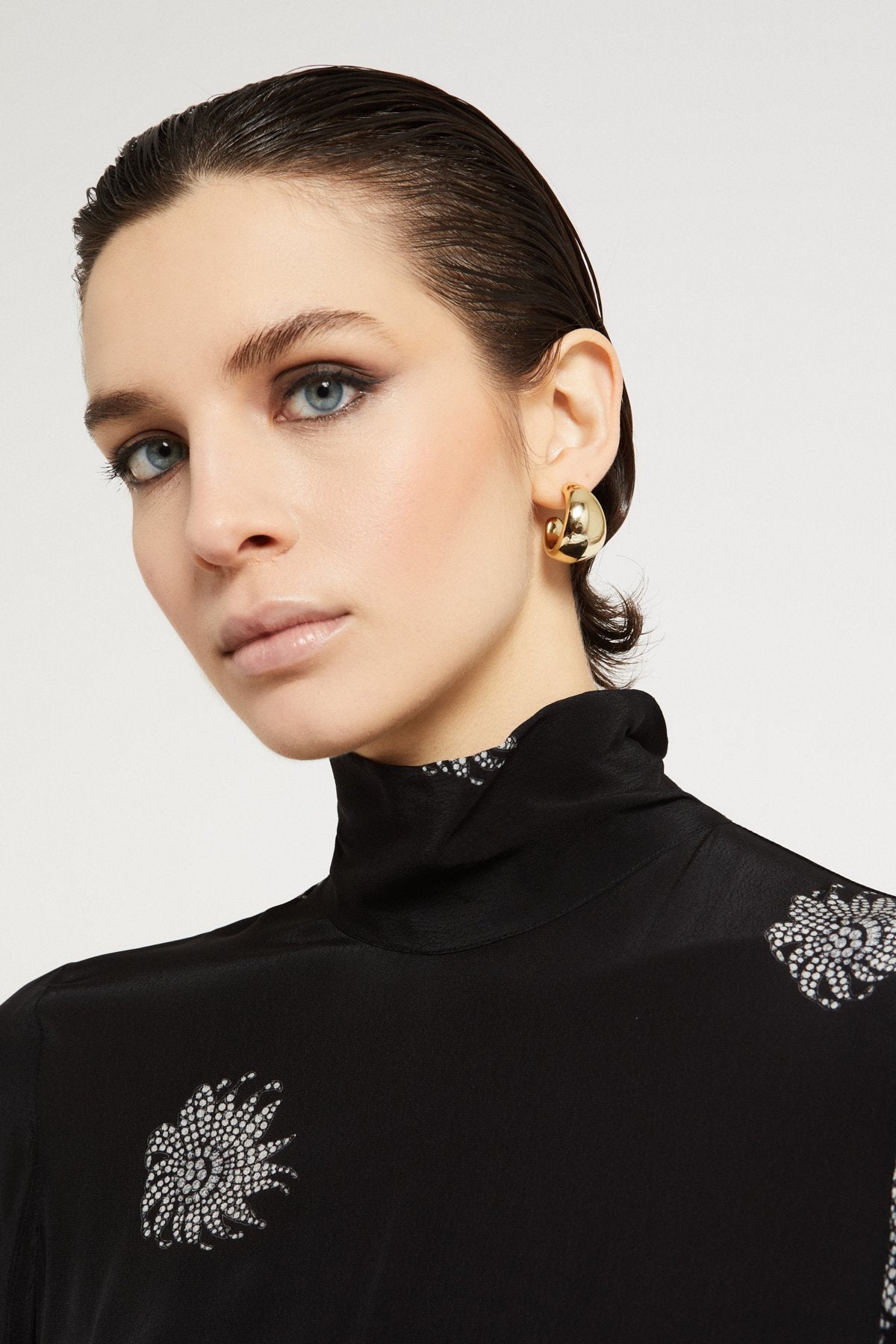 Abito corto in viscosa