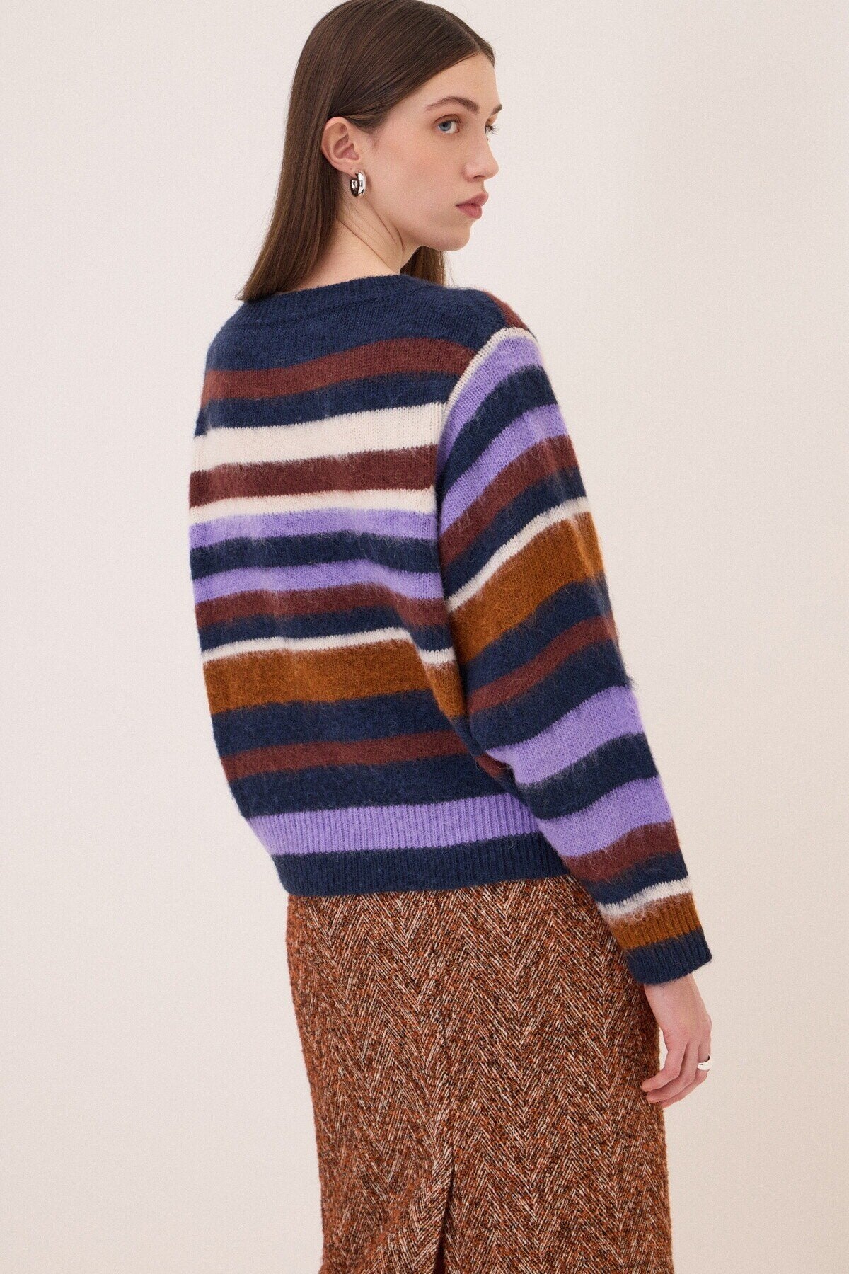 Maglione a righe