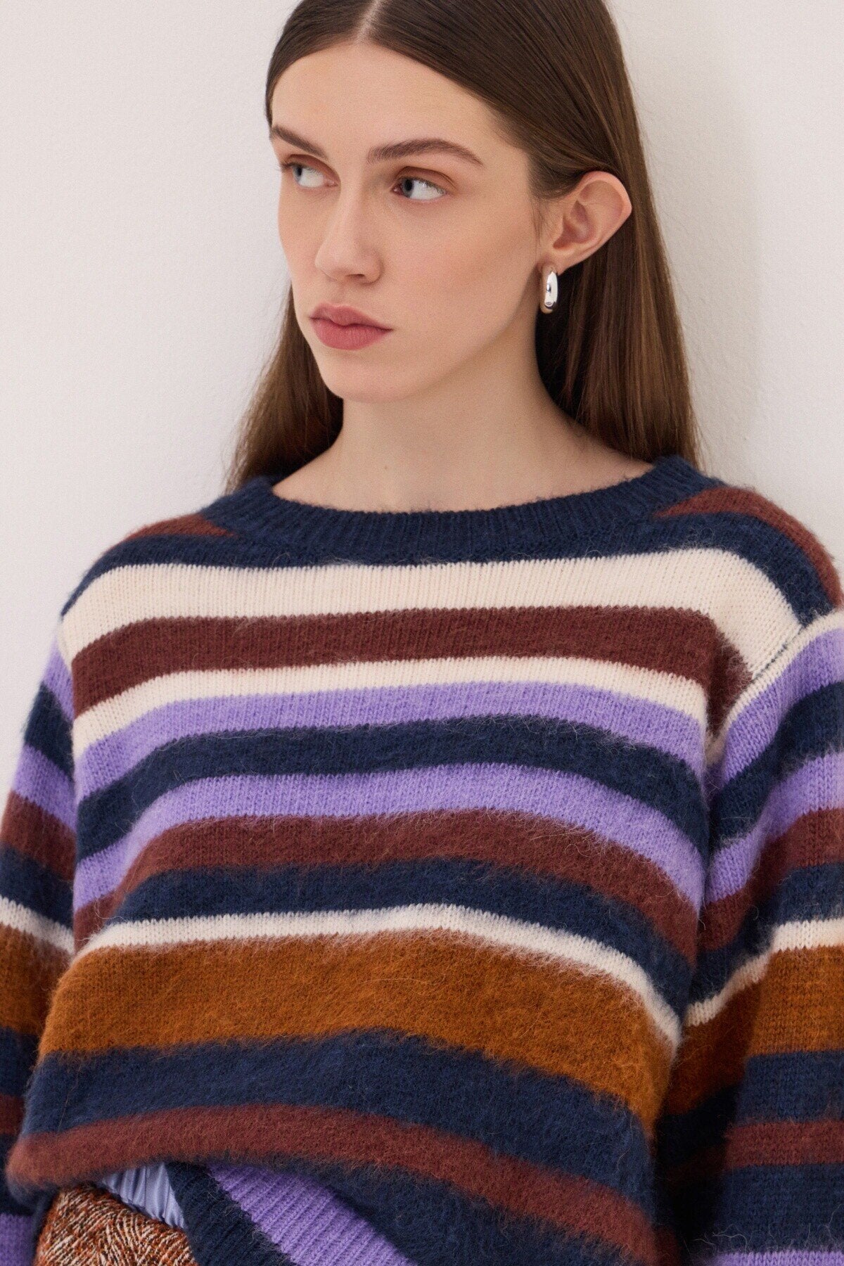 Maglione a righe