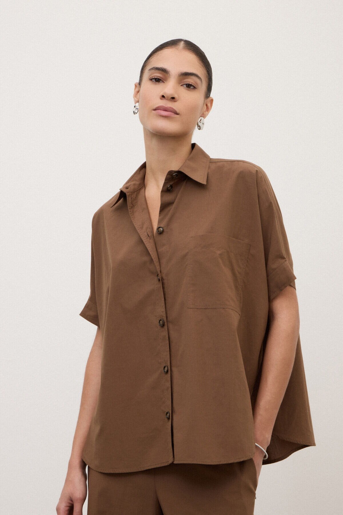 Camicia corta over