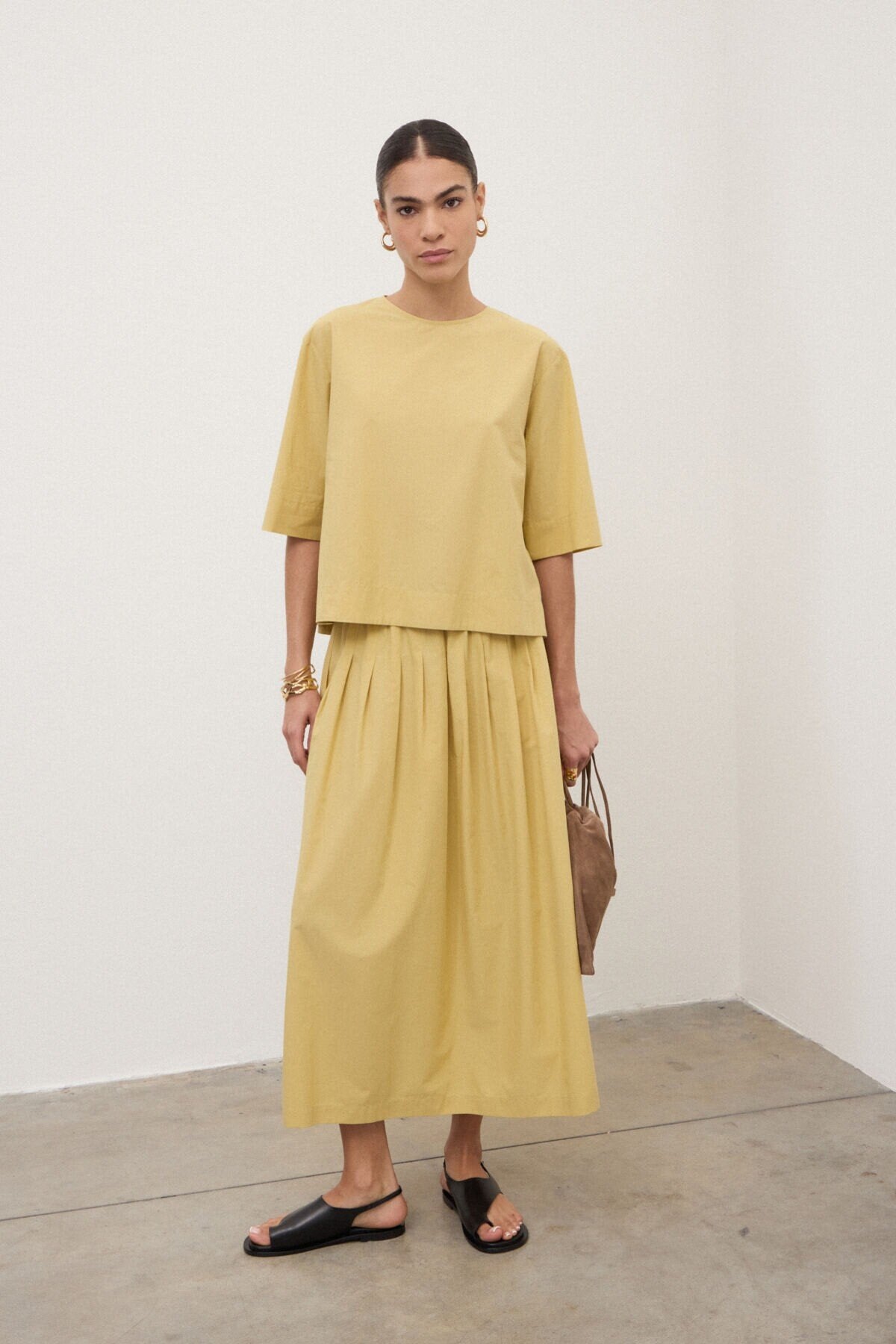 Blusa in popeline