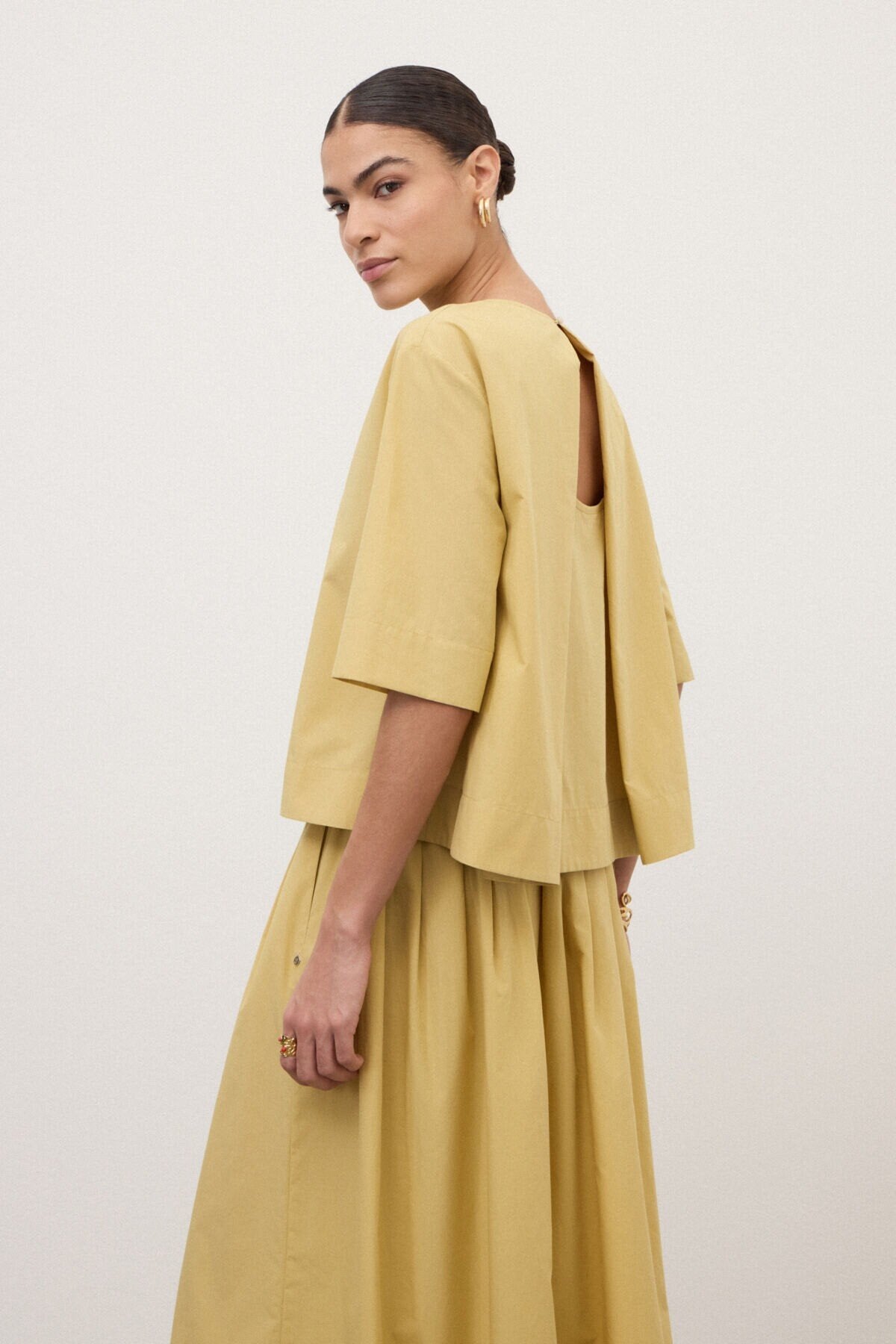 Blusa in popeline
