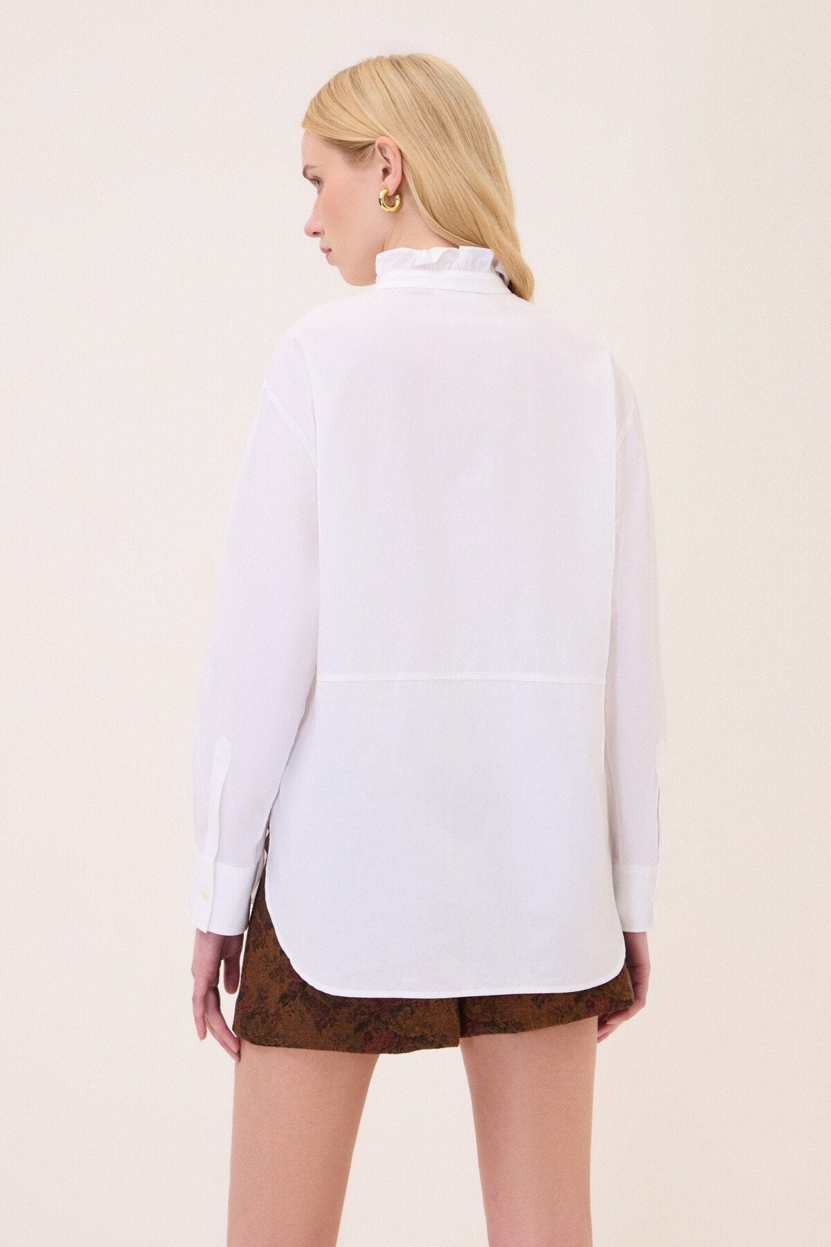 Camicia con volant