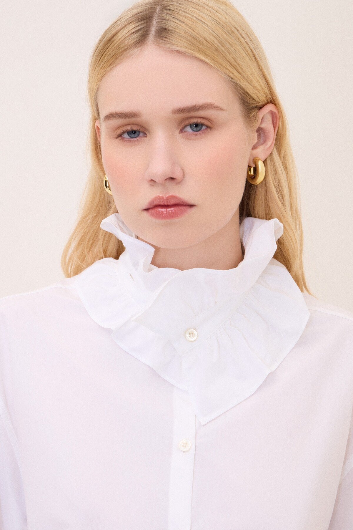 Camicia con volant