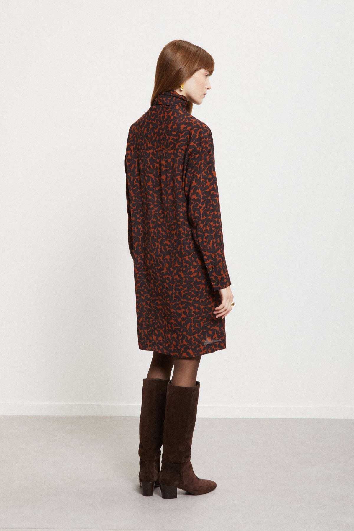 Chemiser corto in viscosa