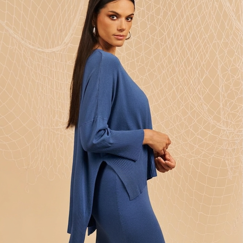 Maglia manica lunga - blu