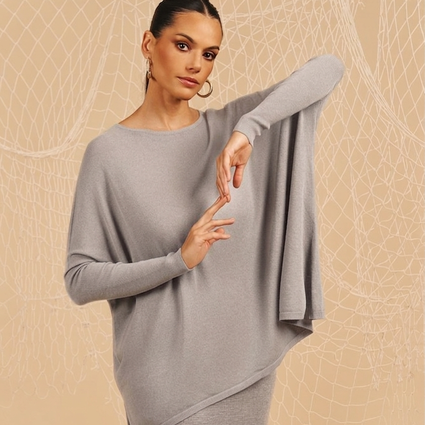 Maglia manica pipistrello - perla