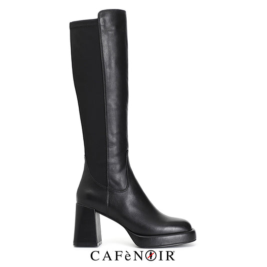 A.I. SALDI - Stivali in pelle e stretch