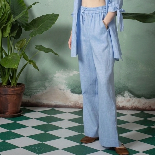 Pantalone in puro lino