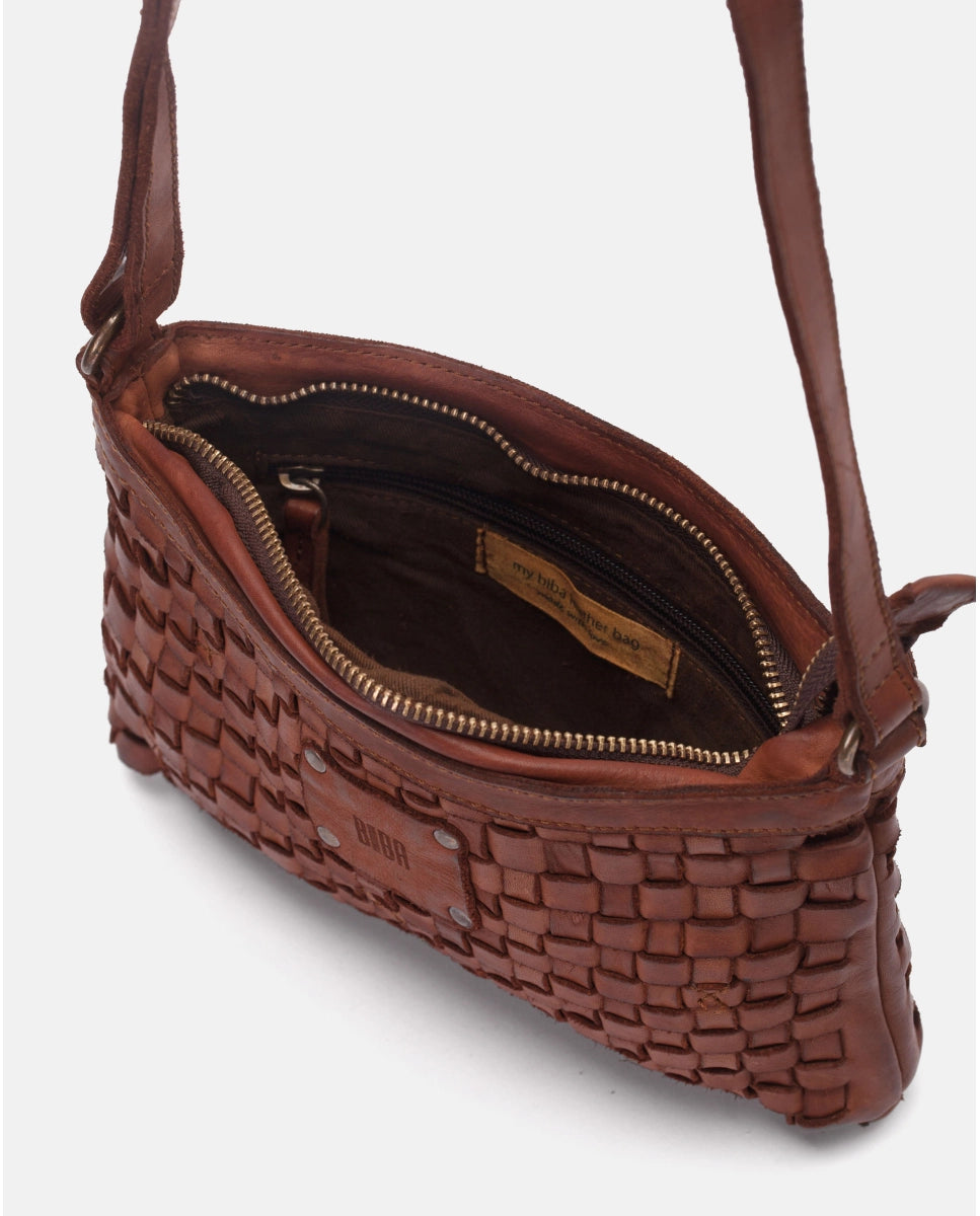 Mini borsa a tracolla in pelle