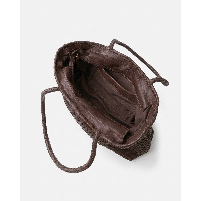 Borsa a baguette in pelle