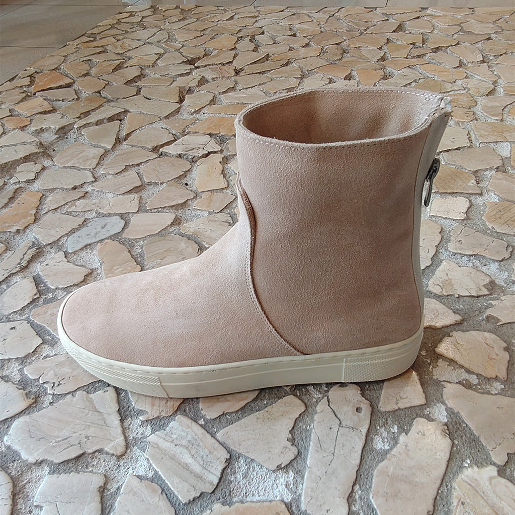 A.I. SALDI - Tronchetto in camoscio visone