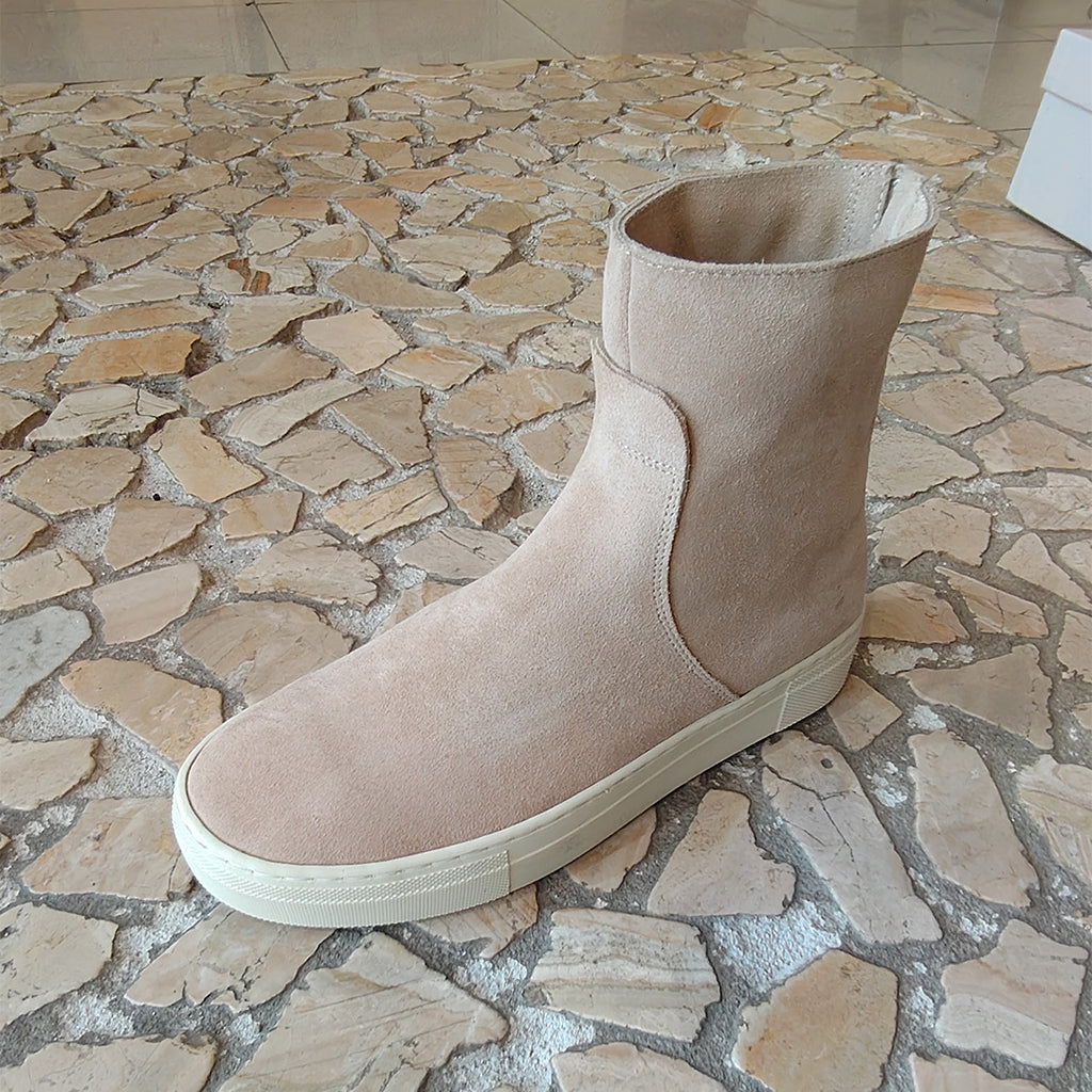 A.I. SALDI - Tronchetto in camoscio visone